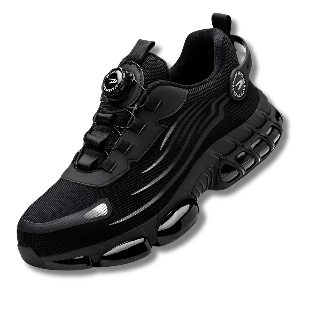 "Orthopädische Herrensicherheitsschuhe mit Kevlar-Sohle, grau, rutschfest, komfortabel für Arbeitsumgebung"