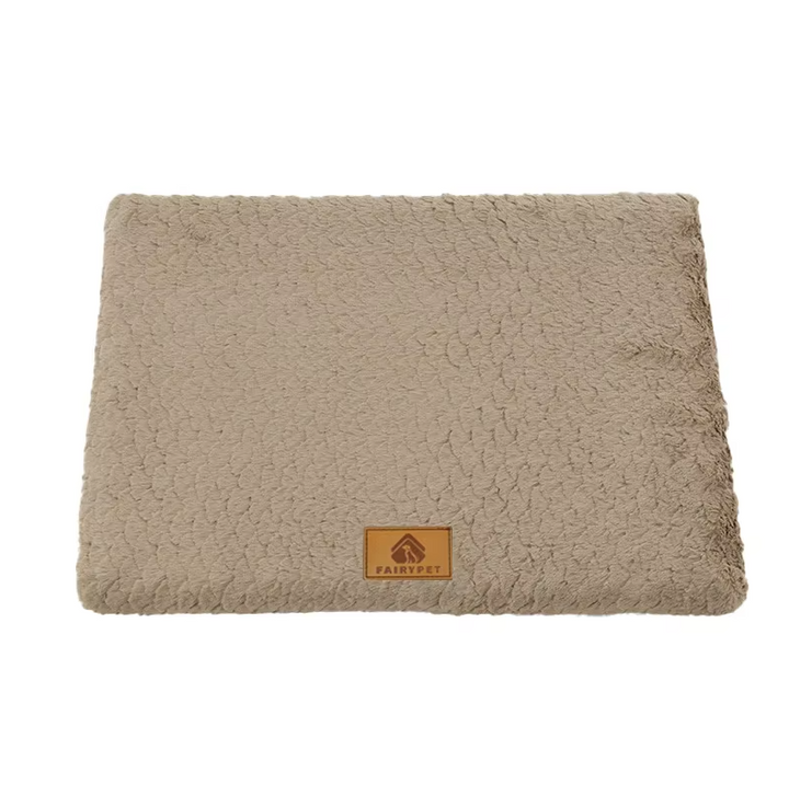 "Orthopädisches Hundebett, flauschige Haustiermatte mit plüschiger Oberfläche zur Unterstützung älterer Hunde und Katzen"