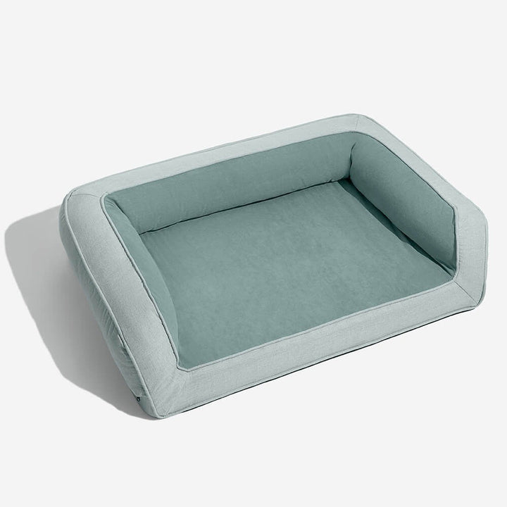 Elegant orthopedic dog sofa bed, New4 model, perfect for pet relaxation and joint health.