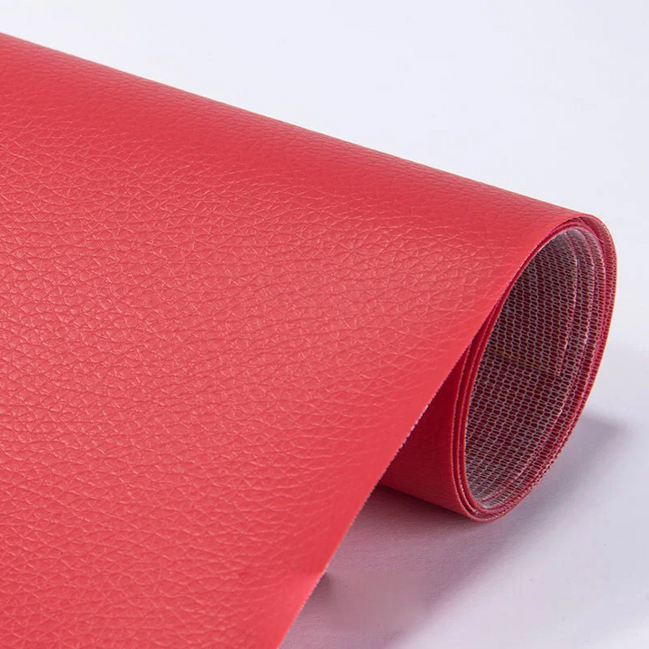 Easy DIY self-adhesive PU leather repair patch for quick sofa tears & car seat restoration.