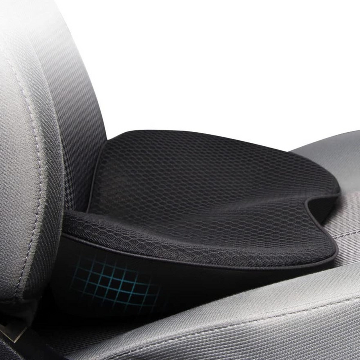 Unisex Driving Comfort Car Booster Seat Cushion, memory foam for posture aid.