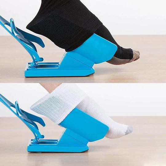 Effortless sock aid kit, assisting with compression & everyday socks for easy dressing & mobility support.