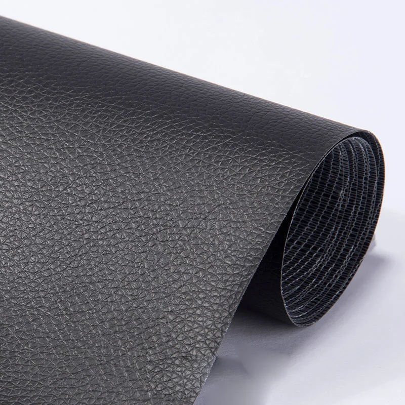 Self-adhesive PU leather refinisher patch (50x137cm) for tears in furniture, sofas & car seats.