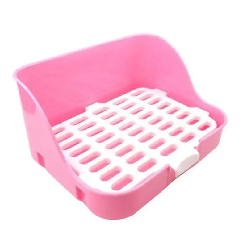 Modern pet litter box with ventilated grille, designed for odor control and cleanliness