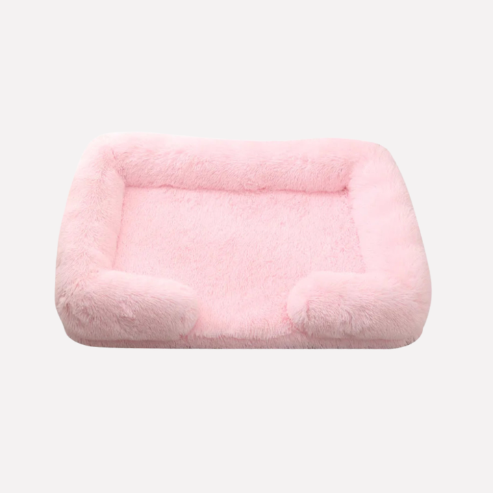 Soft pet supplies: non-slip plush pet bed, kennel pad for relaxation
