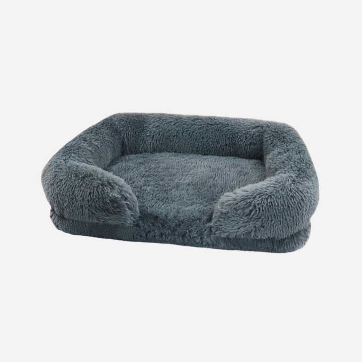 Gently cushioned non-slip pet bed, plush texture for dog and cat comfort