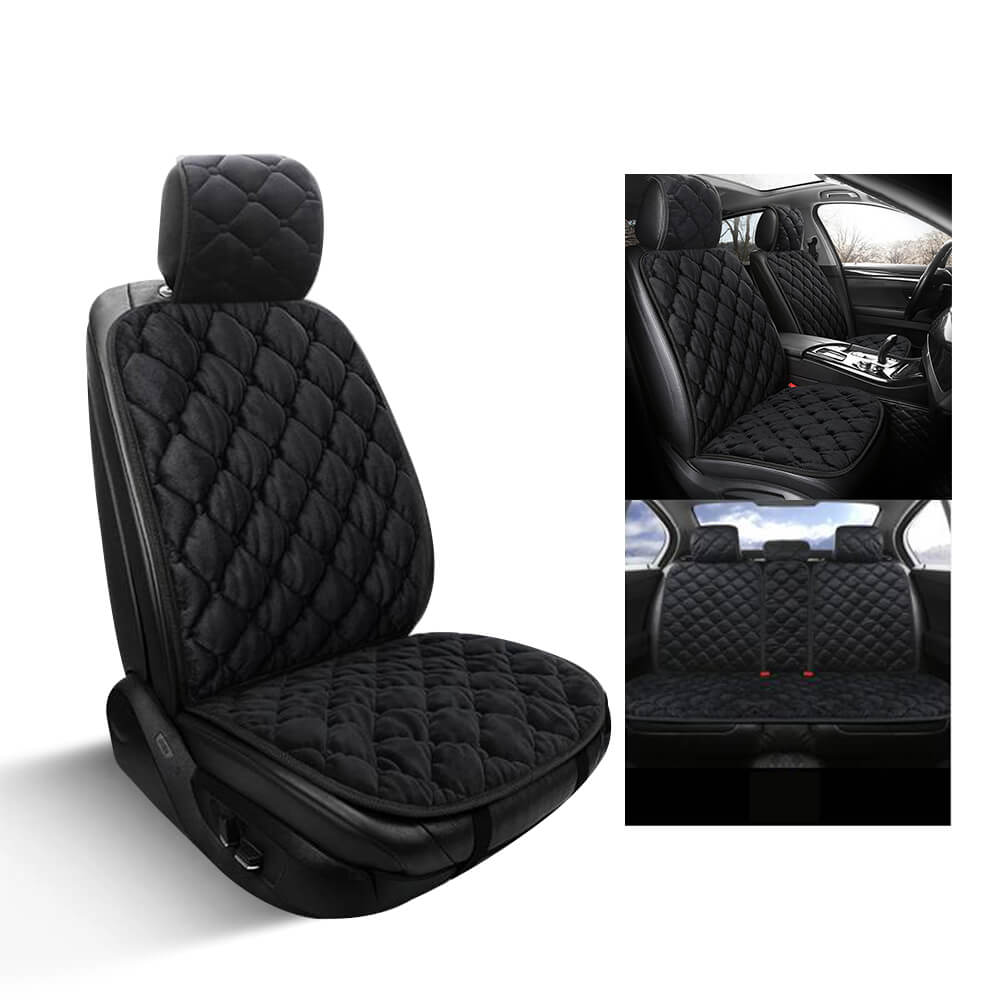 Single seat dog car accessory: soft plush warm universal fit cushion for comfortable driving