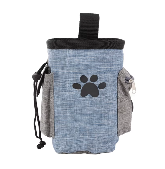 Unisex pet waste bag holder with a textured grip, designed for comfortable handling during walks.
