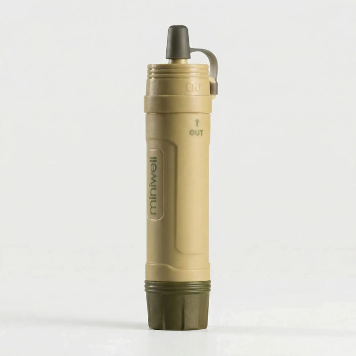 Essential portable water filter straw for safe hydration in outdoor, survival, and emergency situations.