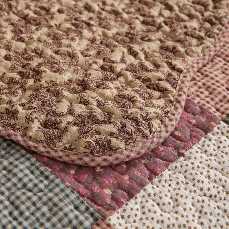 Full view of a sofa with a fitted quilted non-slip cotton blend cover, washable, pet-friendly.