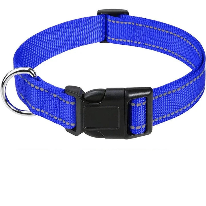Gray unisex adjustable dog collar, versatile pet accessory for puppies, adult dogs, and large breeds