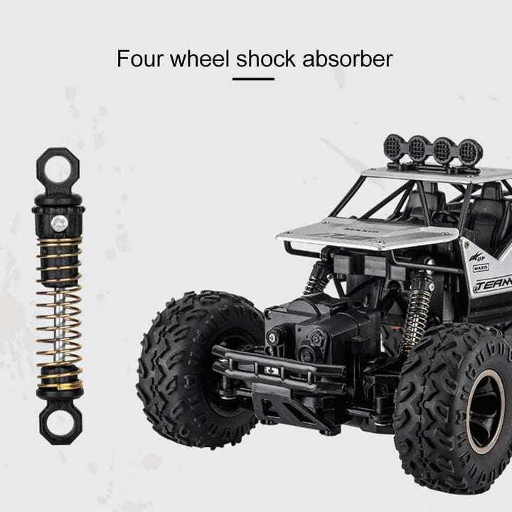 "Robustes RC Auto Monstertruck, 4x4 Offroad Rock Crawler, ferngesteuertes Fahrzeug mit Hi-Q-Gummirädern, 2,4 GHz Technologie"