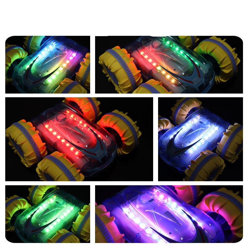 "Robustes, wasserfestes ferngesteuertes Amphibienfahrzeug, geeignet für Abenteuer auf Land und Wasser, für Kinder ab 6 Jahren