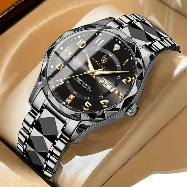 Durable Men's Quartz Sports Watch for accurate timekeeping. A robust & stylish active accessory.