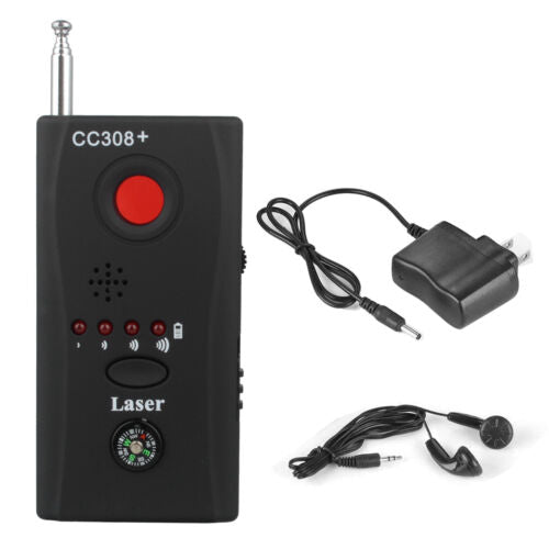Unisex Anti-Spy Detector: hidden camera & bug finder for privacy protection, RF signal & lens detection.