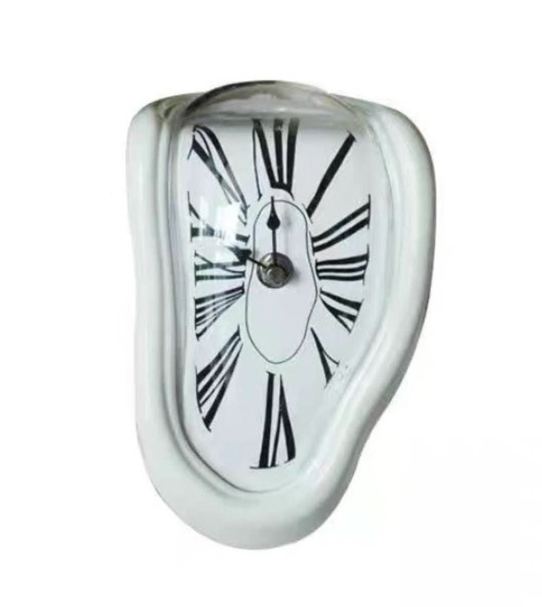 "Salvador Dali schmelzende Uhr mit surrealistischem Design, inspiriert von Dalis Gemälde, für Kunstliebhaber geeignet."