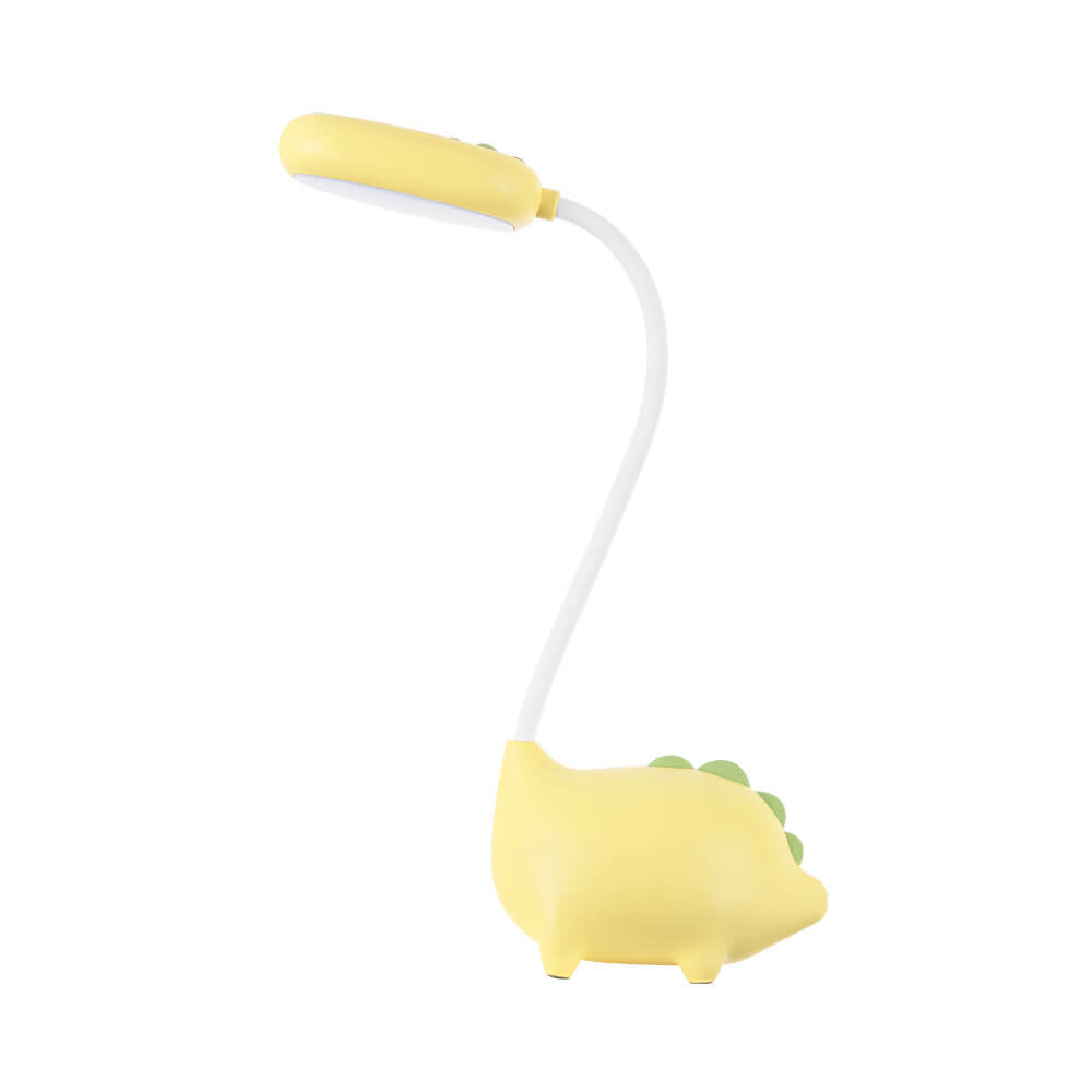 Sandsberg LED-Schreibtischlampe in Dinosaurier-Form, augenfreundlich, wiederaufladbar, ideal für Kinderzimmer.