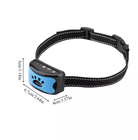 Sanftes Anti-Bell Hundehalsband für artgerechte Erziehung, komfortabel und individuell einstellbar, ergonomisches Design.