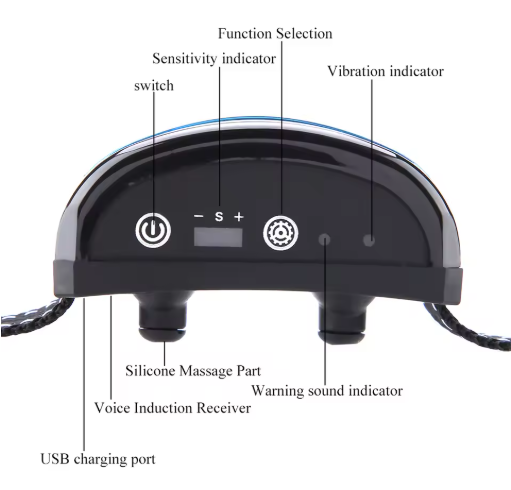 Sanftes Anti-Bell Hundehalsband für artgerechte Erziehung, komfortabel und individuell einstellbar, ergonomisches Design.
