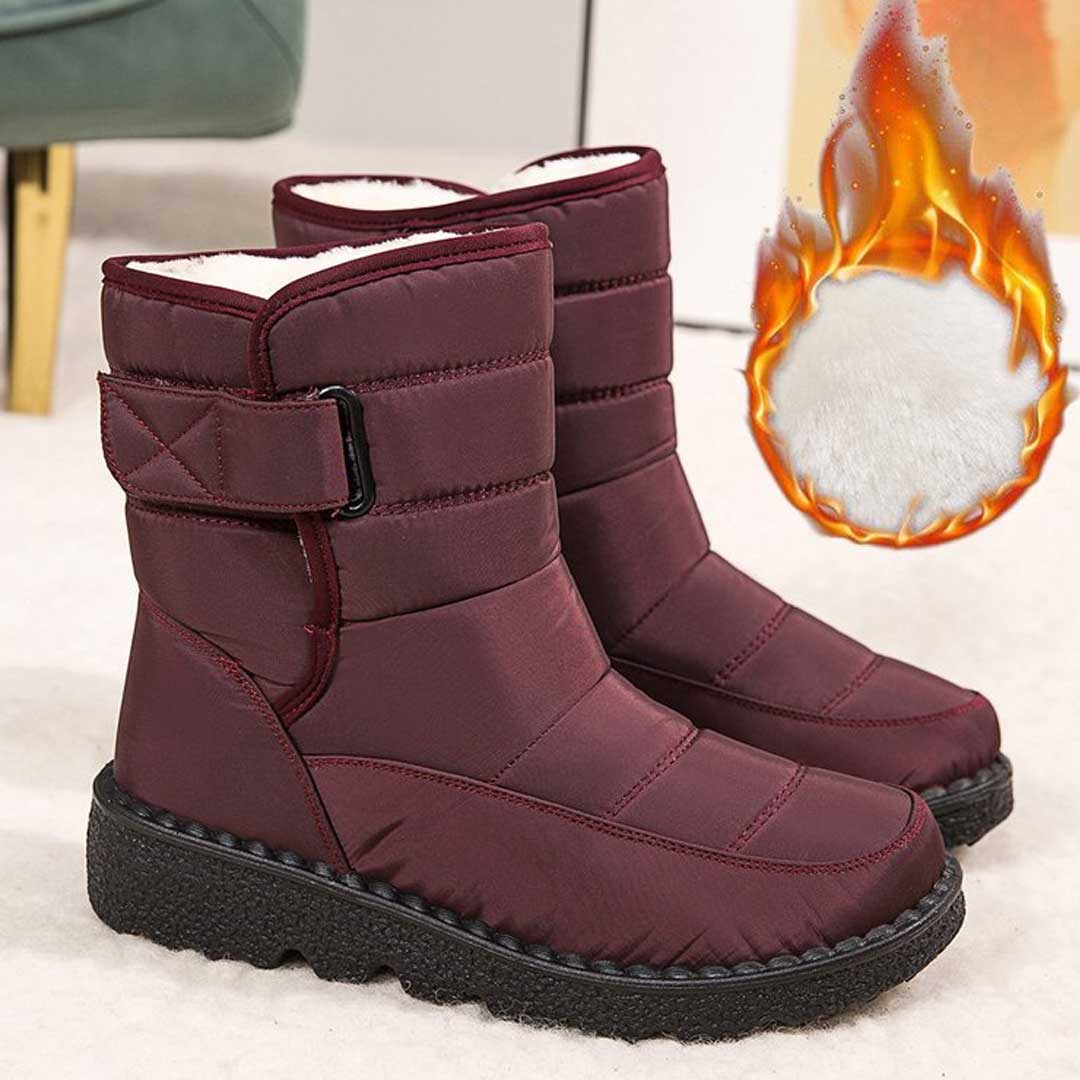 Damen-Winterstiefel mit Rutschfester Polyurethan-Sohle