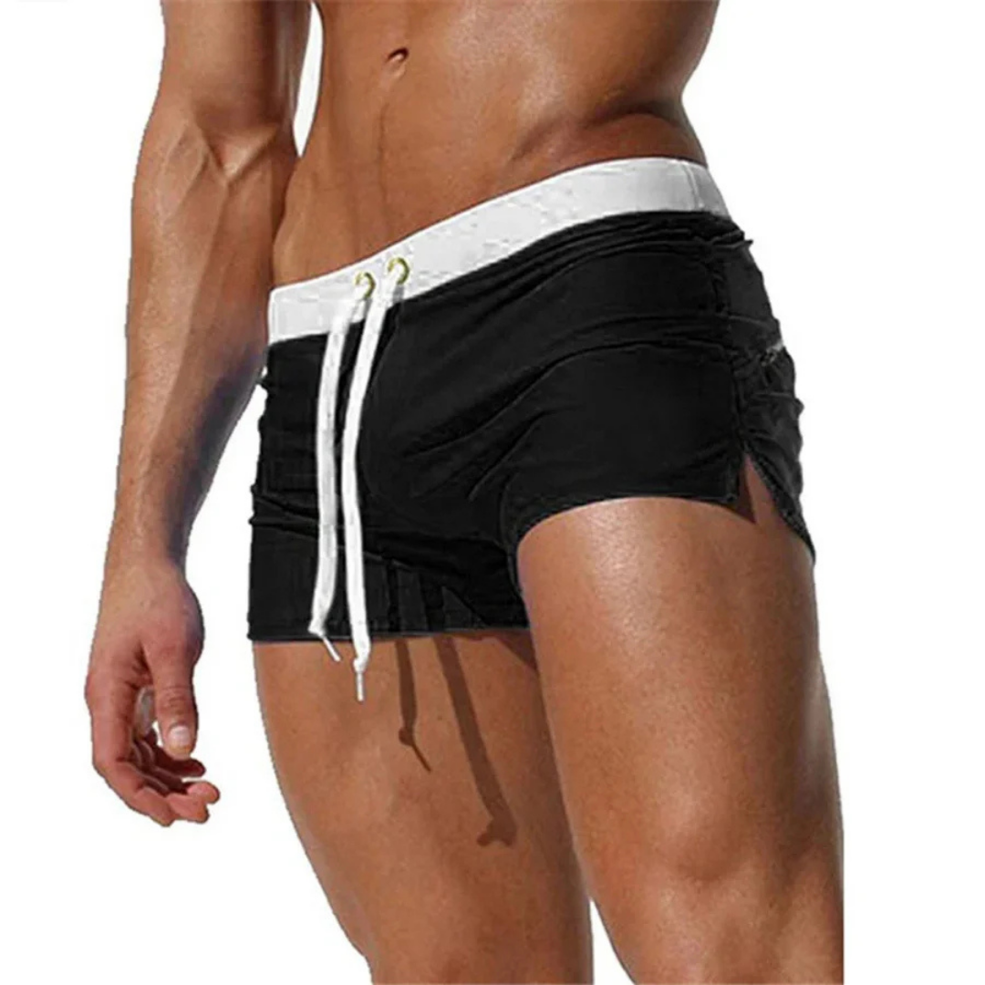 "Schnelltrocknende, leichte Schwimmshorts für Herren mit verstellbarem Kordelzug, ideal für Strand und Pool."