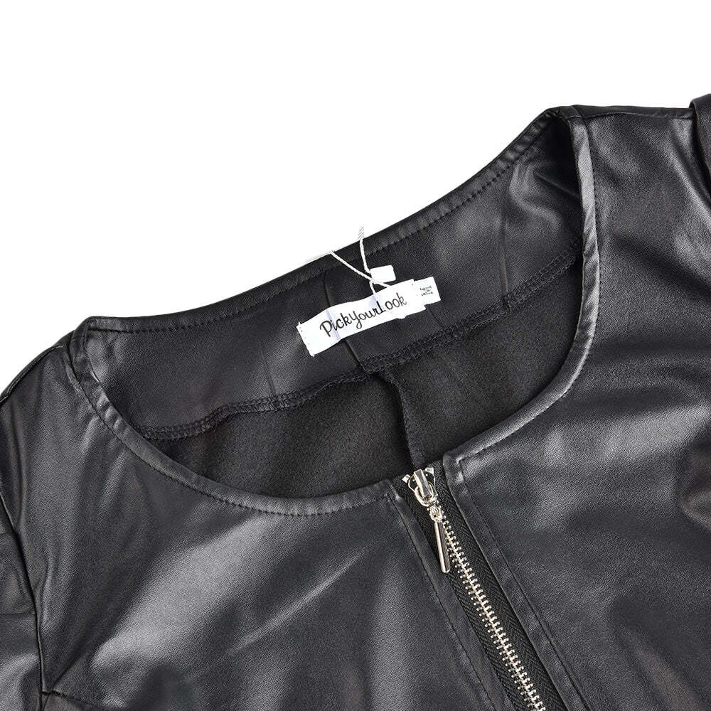 Schwarze Damen Lederjacke aus hochwertigem Leder, elegant und vielseitig einsetzbar, perfekte Passform, zeitloses Design.