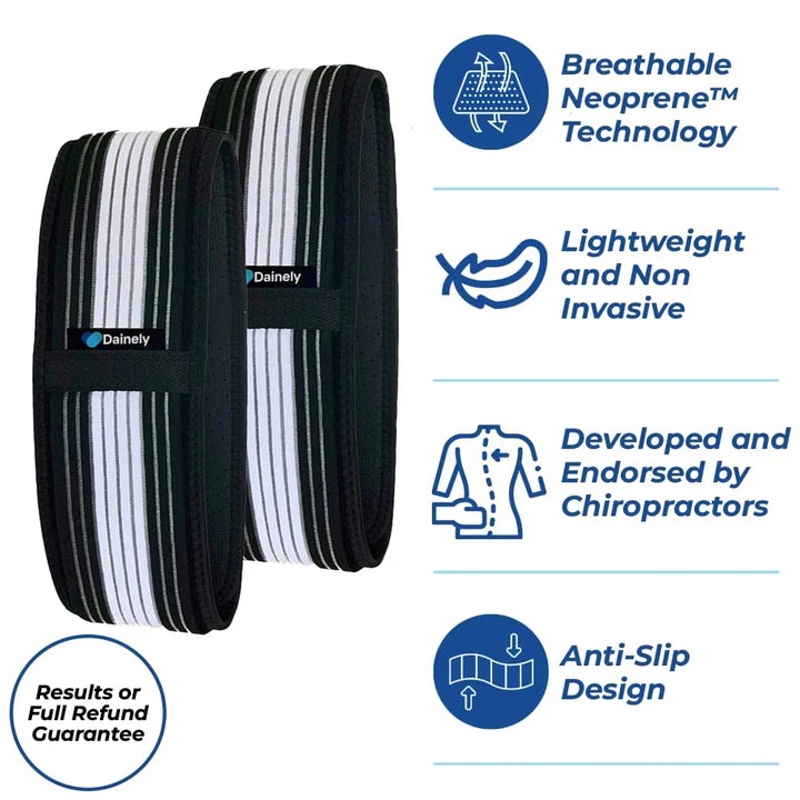 Health Belt for targeted relief of sciatica, hip, and lower back pain.