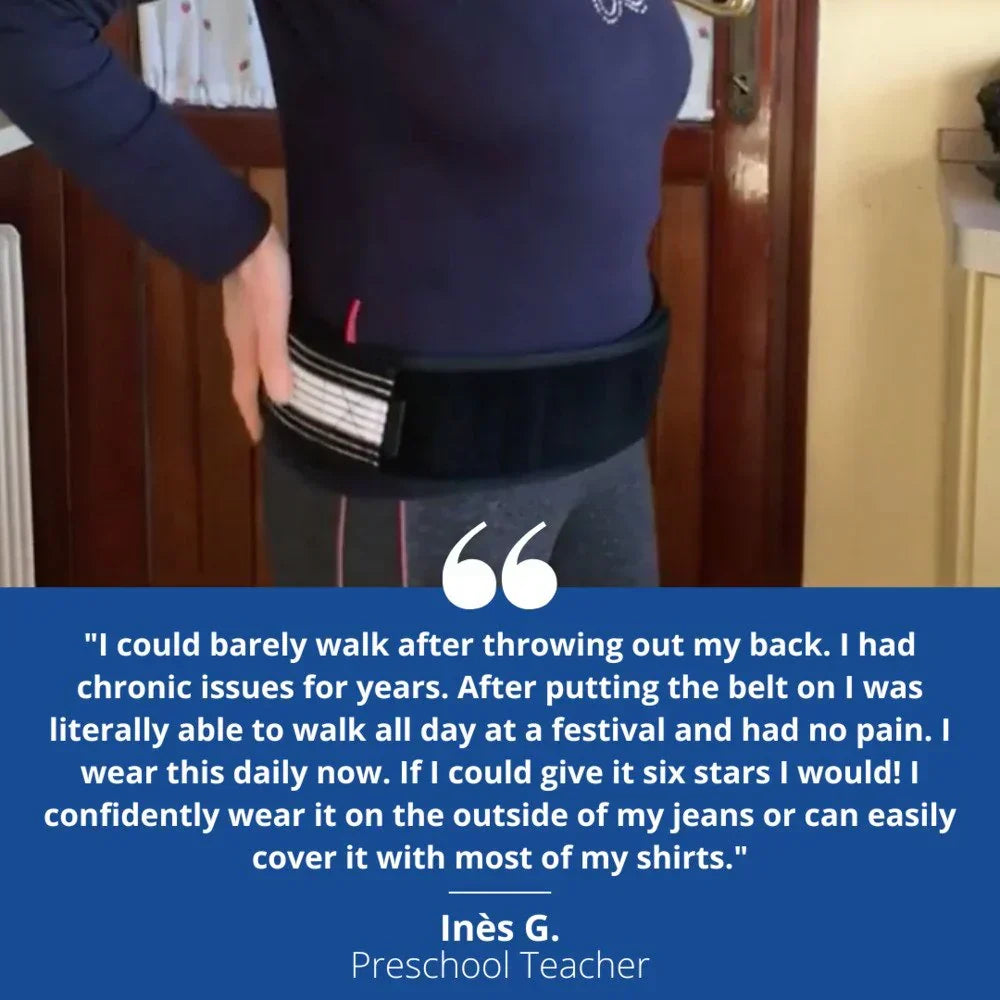 Wellness solution: Adjustable belt for sciatica, hip, and chronic back pain.