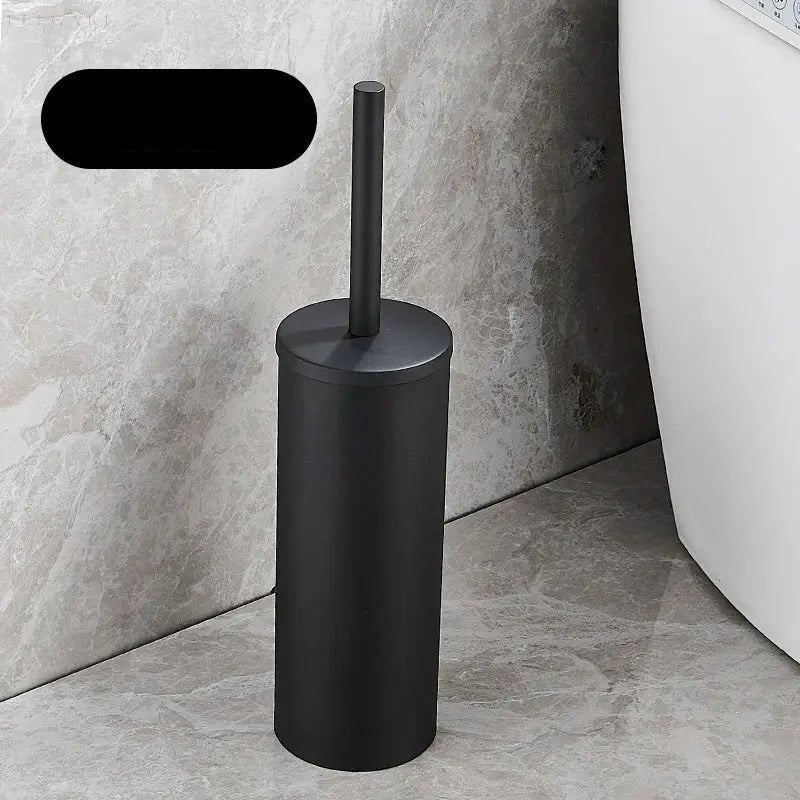 Selbstreinigende Toilettenbürste mit Halterung, flexibler Silikonkopf für hygienische Reinigung schwer erreichbarer Stellen i