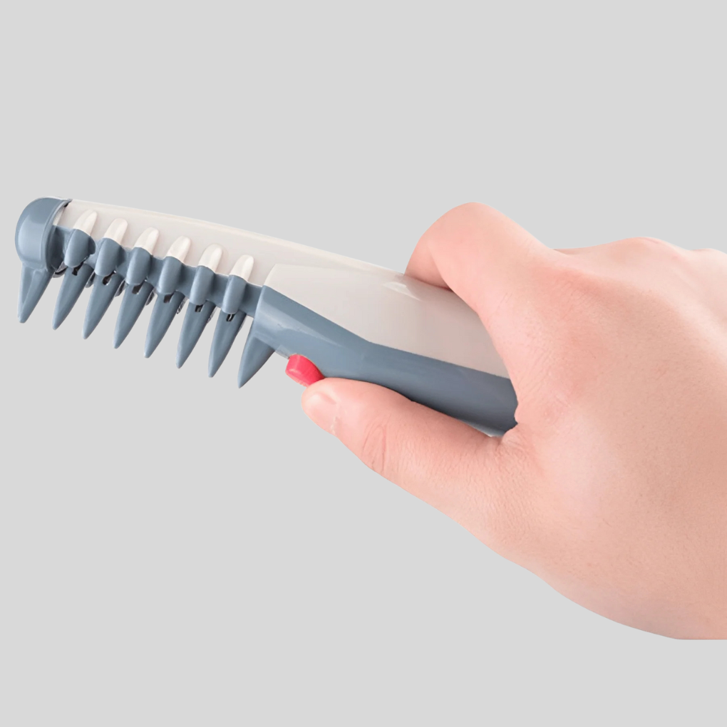 Travel-friendly silent cordless pet groomer with precision blades, perfect for stress-free home dog & cat trimming.