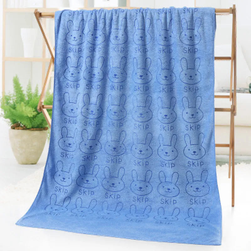 Comforting toddler blanket with animal motifs, soft and cozy for playtime or napping.