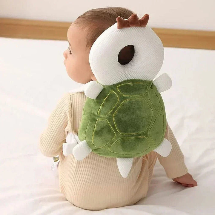 Safety gear for babies: soft head protection cushion supports crawling & walking, preventing bumps.