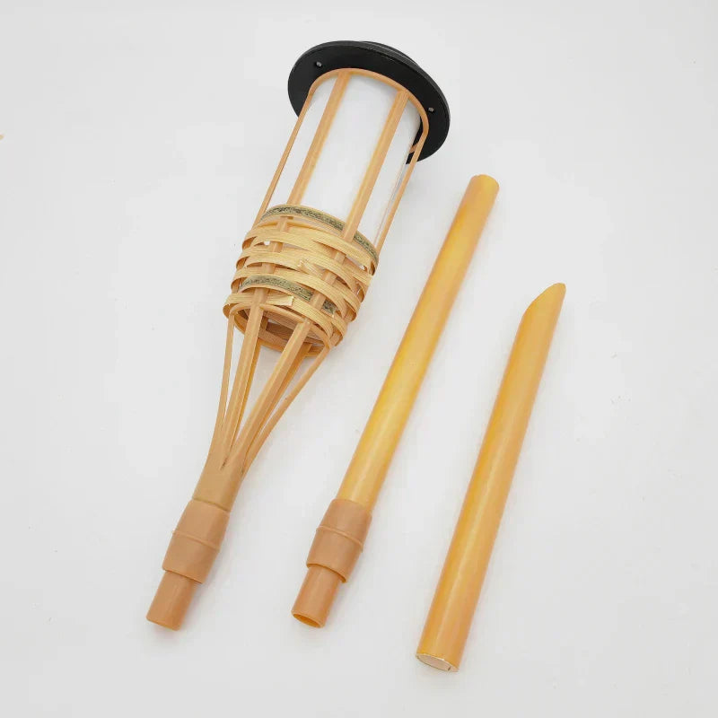 "Solar-Fackel 5er-Set mit LED Flammenoptik, Gartenleuchten, warmes flackerndes Licht, wetterbeständig, einfach zu installiere