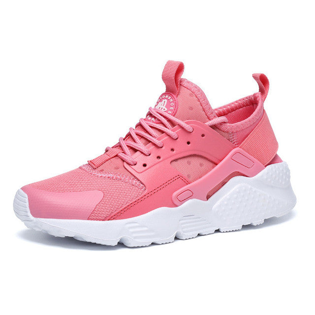 Sommer-Sneaker im Huarache-Stil, atmungsaktiv, bequem, in Rosa, Grün, Schwarz, Weiß für einen modischen Sommerlook.