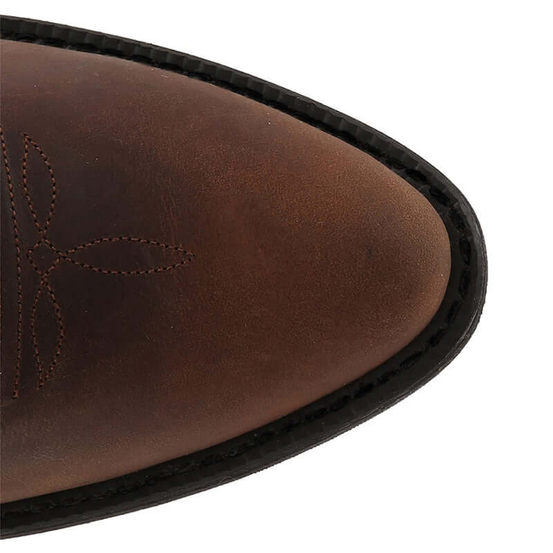 Halbhohe Cowboystiefel aus Leder