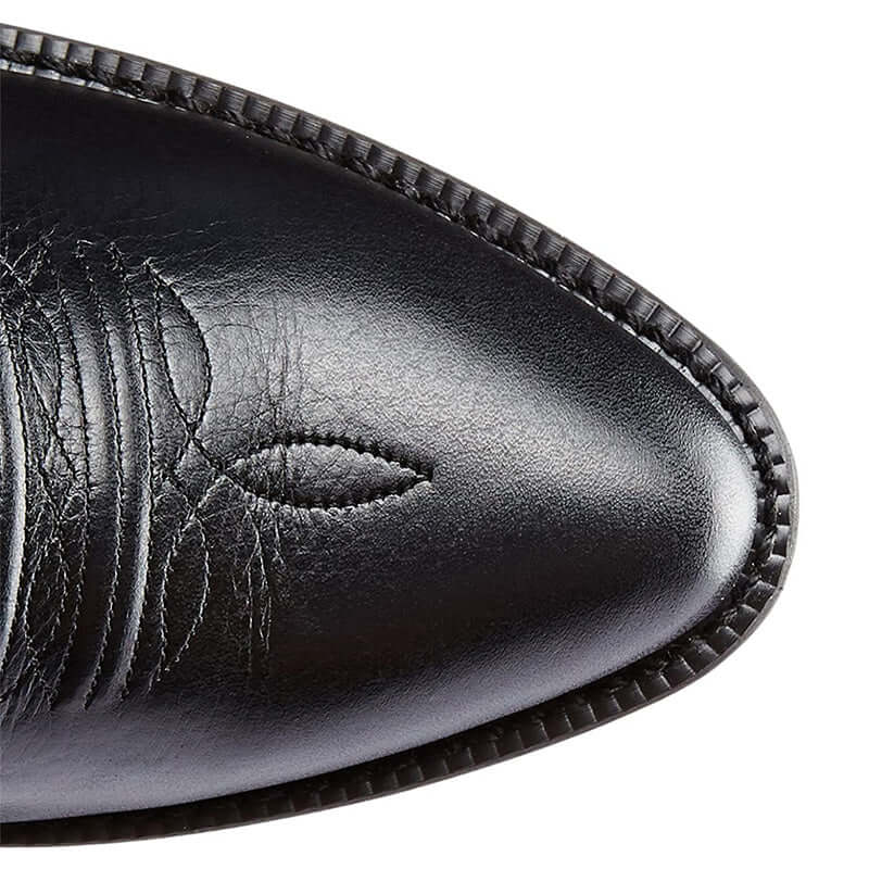 Halbhohe Cowboystiefel aus Leder