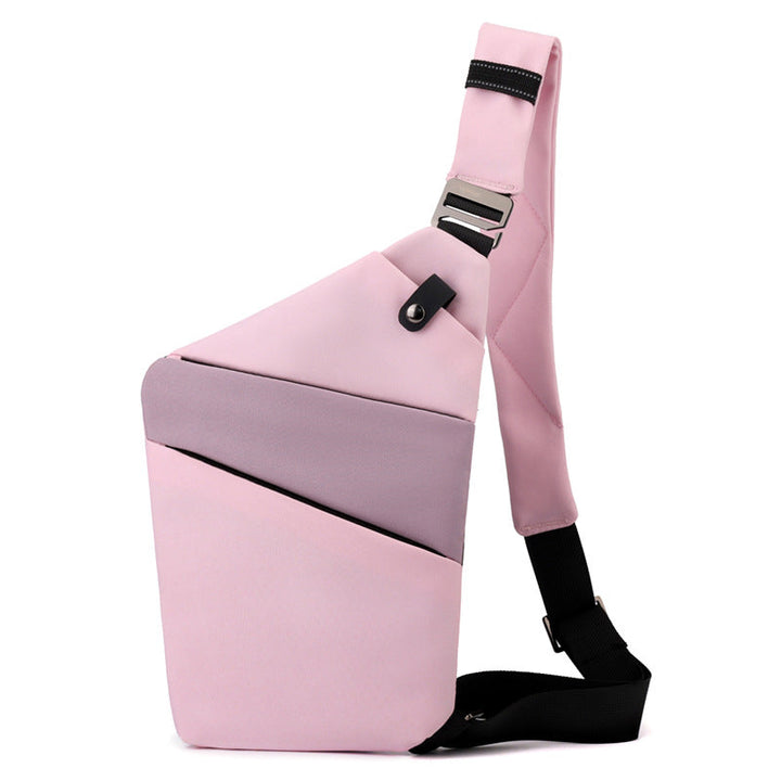 "Stilvolle Anti-Diebstahl Umhängetasche für Damen, mit versteckten Reißverschlüssen, in modernem Design und wasserabweisend."