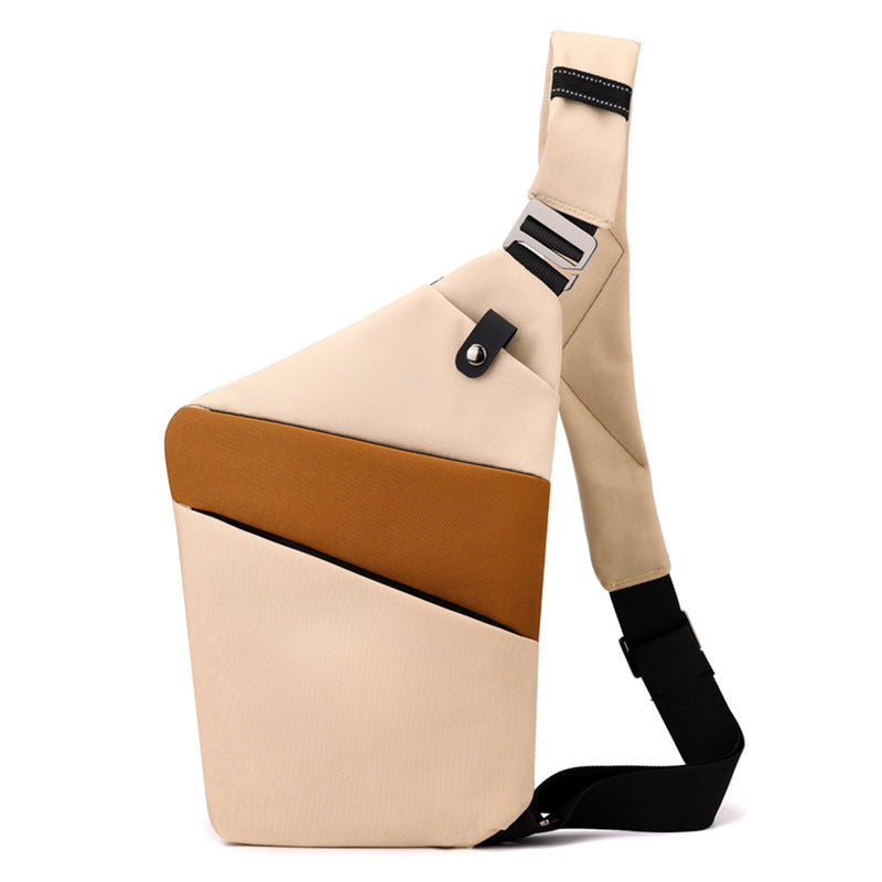 "Stilvolle Anti-Diebstahl Umhängetasche für Damen, mit versteckten Reißverschlüssen, in modernem Design und wasserabweisend."