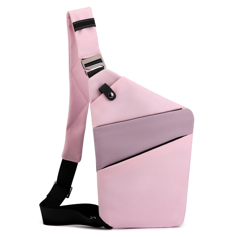 "Stilvolle Anti-Diebstahl Umhängetasche für Damen, mit versteckten Reißverschlüssen, in modernem Design und wasserabweisend."