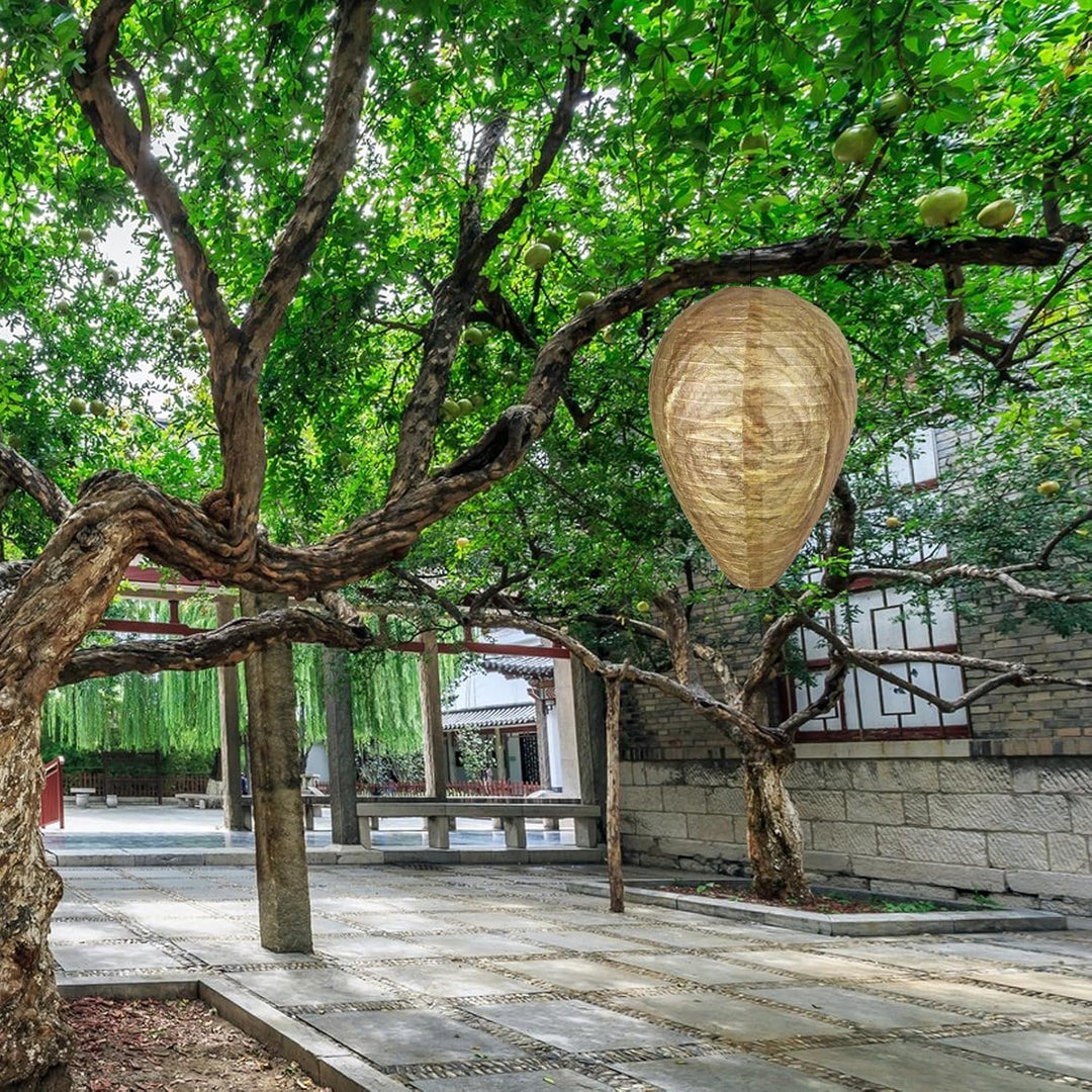 "Stilvolle Wespennest Abwehr Lampe, hängend, für Wespenfreie Umgebung, mit stimmungsvoller Beleuchtung für Garten."
