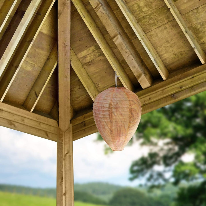 "Stilvolle Wespennest Abwehr Lampe, hängend, für Wespenfreie Umgebung, mit stimmungsvoller Beleuchtung für Garten."
