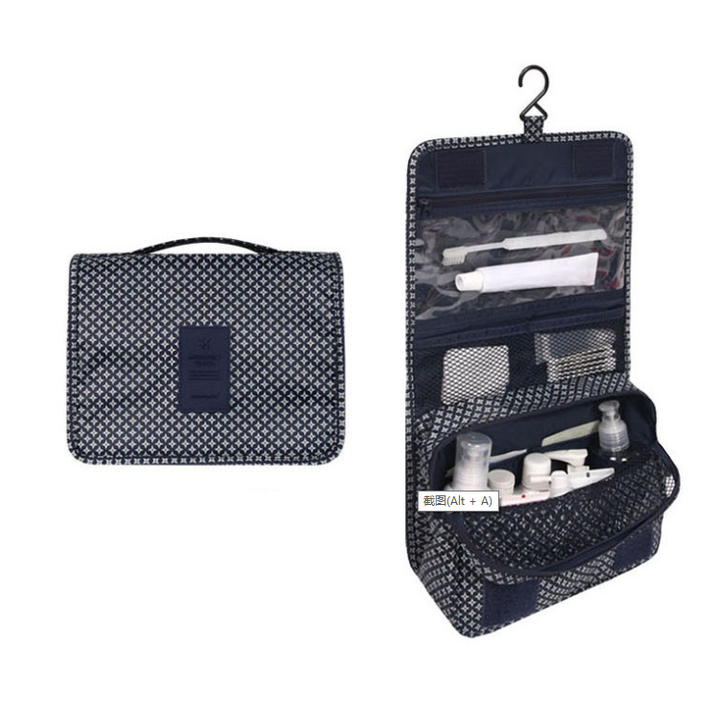 "Stilvoller Reise-Kulturbeutel, wasserdicht, mit Blumen-/Leopardenmuster, ideal für Kosmetikaufbewahrung unterwegs."