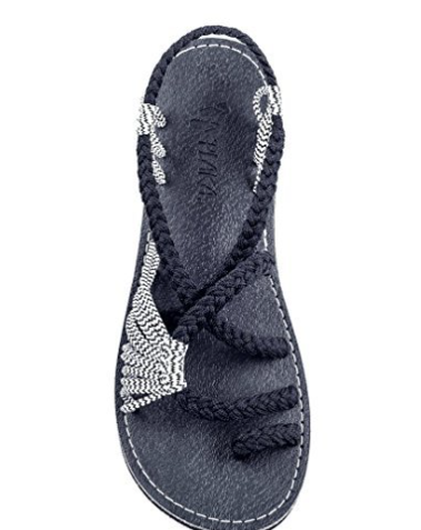 Strandsandalen Damen in Blau mit klassisch-modernem Design, ideal für Sommer und Alltag, in Größen 35-43 erhältlich.