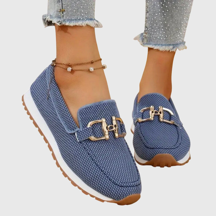 Stylish women's orthopedic loafers with arch support & cushioned comfort for everyday walking.