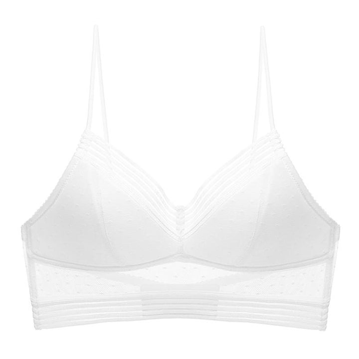 Trägerloser nahtloser BH in Nude, bietet unsichtbare Unterstützung und Komfort, ideal für rückenfreie elegante Outfits.