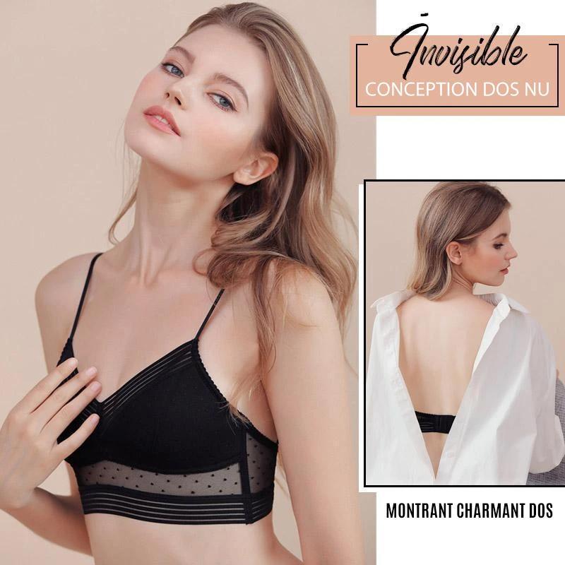 Trägerloser nahtloser BH in Nude, bietet unsichtbare Unterstützung und Komfort, ideal für rückenfreie elegante Outfits.