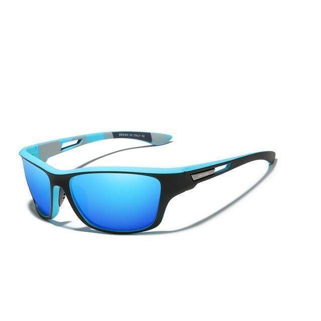 "Ultraleichte sportliche Polarisations-Sonnenbrille für Herren mit UV400-Schutz, kratzfesten Gläsern und elegantem Design."