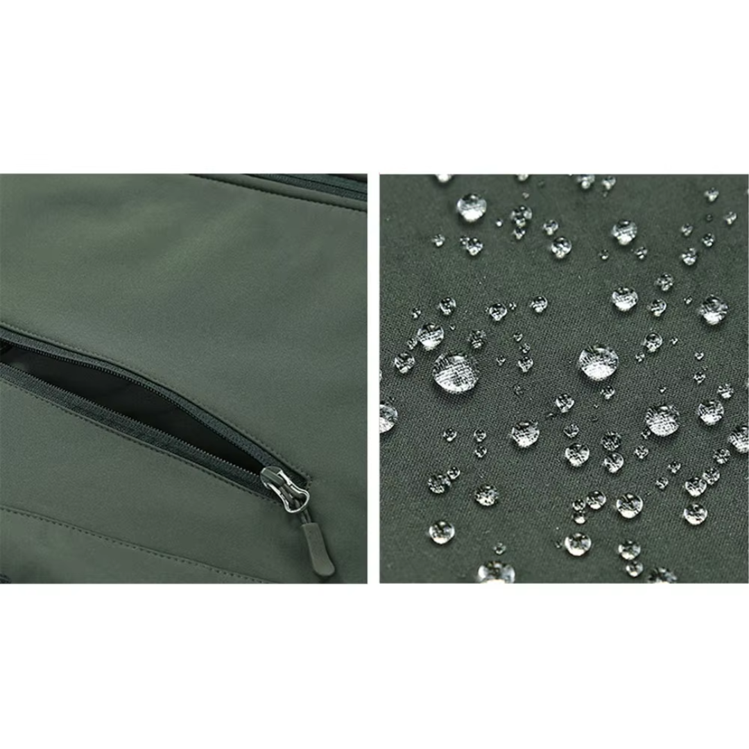 "Ultraleichte, wasserdichte Herrenjacke, blau, atmungsaktiv, verstaubar, ideal für Outdoor-Aktivitäten und Reisen."