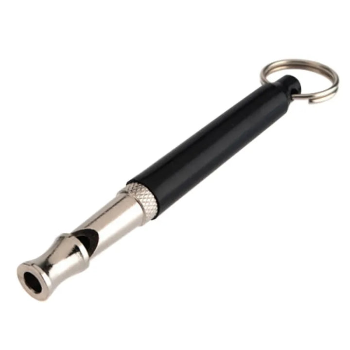 Adjustable ultrasonic dog whistle, perfect for various breeds in obedience training and animal communication.