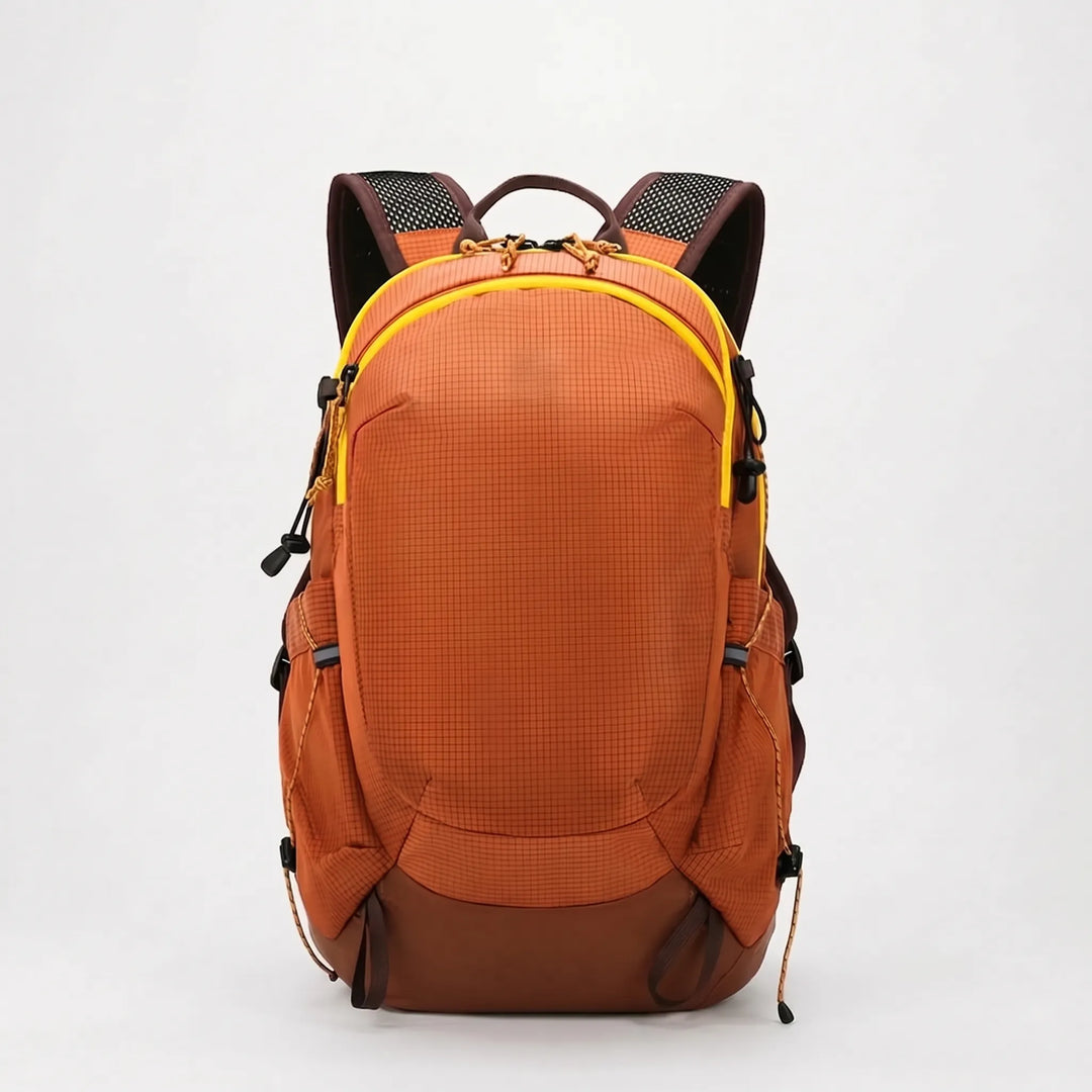 Durable 5.3 Gallon hiking daypack. Essential outdoor gear with waterproof fabric & included rain cover.
